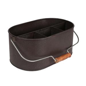 Luxury Galvanized Utensil Holder High Quality Handmade Designer Flatware <b>Caddy</b> Classic Stylish Fancy Metal Utensil <b>Caddy</b> - Product Image 6