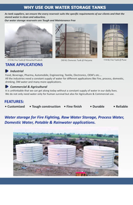 El tanque de almacenamiento de agua de aluminio y zinc está hecho de aleación de zinc - Product Image 4