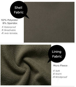 High Quality Custom Logo Waterproof Solid Private Label Men's Top <b>Plain</b> <b>Colour</b> Outdoor Wear Windproof Warm Men Softshell Jacket - Product Image 3