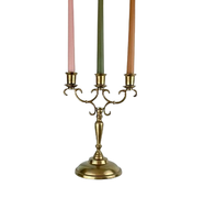 Grand candélabre décoratif moderne en aluminium à 3/5 bras, finition argentée, pour mariage et décoration intérieure, porte-bougies et centre de table