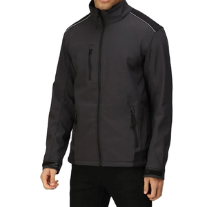 Vêtement de mode 2024 Nouvelle conception Service OEM Logo personnalisé Veste softshell sportive imperméable respirante en toile pour homme - Product Image 1