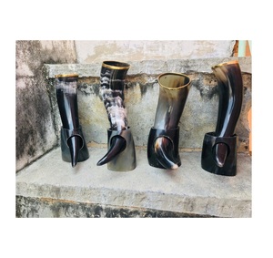 Cuerno Vikingo para Beber, Tallado a Mano en Cuerno de Búfalo, Fabricación India, Calidad de Exportación en India - Product Image 1