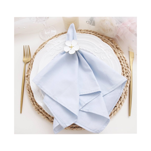 Finition Premium Vert Pastel 100% Coton Brodé Golf 43x43cm 130 GSM Eco Conscious Jacquard Motif B2B Table Serviettes En Coton - Product Image 2