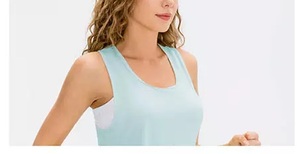 Débardeurs d'entraînement OEM sans manches décontractés pour femmes séchage rapide respirant polyester coton tricoté couleurs unies en vente - Product Image 5