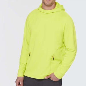 เสื้อฮู้ดขนแกะแบบมีฮู้ดแบบพอดีมาตรฐาน OEM กำหนดได้แบบยาวและง่าย - Product Image 6