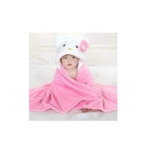 Natucare BSCI Toallas con capucha para bebés Diseño elegante 100% Algodón Bambú Tejido Patrón de dibujos animados Relleno de microfibra Precio barato India - Product Image 1