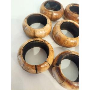 Servilleta de cuerno de búfalo de forma redonda muy pulida, hecha a mano, diseño clásico, servilleteros de cuerno de búfalo Natural, nuevo aspecto - Product Image 4