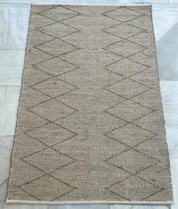 Factory Price Natural Color Eco Friendly Indian <b>SEA</b> <b>GRASS</b> and COTTON Dhurrie Area <b>Rug</b> for Indoors and Homes Usages - Product Image 6