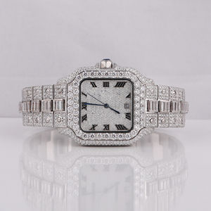 New Arrival Latest Design <b>Mens</b> <b>Mechanical</b> <b>Watch</b> with Vvs Clarity Diamonds in Moissanite Diamond <b>for</b> a True Luxury Feel - Product Image 1