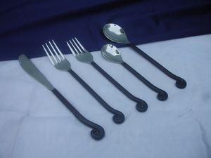 Couverts de qualité supérieure Set de couverts faits à la main S. Ensemble de couverts en acier avec brillant polonais/nickelage Table de mariage ensemble de couverts fantaisie - Product Image 5
