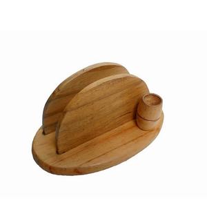 Servilletas y cajas de pañuelos de madera de mango de tendencia hechas a mano Soporte de pañuelos de madera clásico - Product Image 2