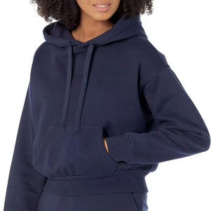 Sudadera Corta de Punto para Mujer, Talla Grande, Transpirable, Cortavientos, Delgada, de Manga Larga, para Invierno y Otoño, Estilo Urbano - Product Image 1