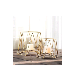 hot selling Nordic simple circular design iron <b>tea</b> light candle holder decorative for home and wedding decoration - Product Image 3
