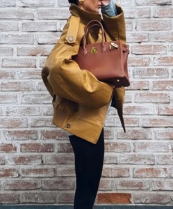 Chaquetas de Mujer en Oferta, Chaquetas de Cuero Genuino de Moda Urbana al por Mayor, Chaqueta de Cuero Real Elegante de Primera Calidad - Product Image 4