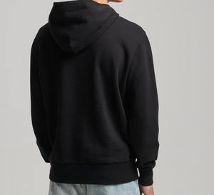 Sudadera con Capucha Casual para Hombre, Personalizada, Lisa, Teñida, con Estampado de Ganchillo, Corte Regular, 100% Algodón, Resistente al Viento, con Bolsillos - Product Image 3