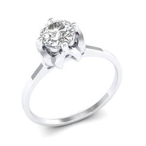 Anillos finos de boda de moissanita de Plata de Ley 925 con certificación REYES GRA para mujer, joyería de oro blanco Original de 14K - Product Image 2