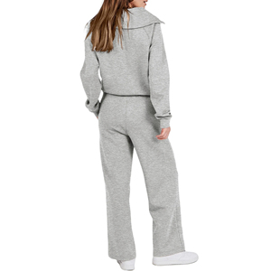 Ensemble 2 pièces Ensemble survêtement Survêtement surdimensionné Pantalon de survêtement Survêtement pour femme Ensemble 2025 Automne Trendy Tracksuits - Product Image 3