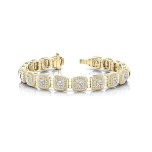 Pulsera de diamantes de corte redondo de 8,00 MM para mujer que cada mujer usa - Product Image 2