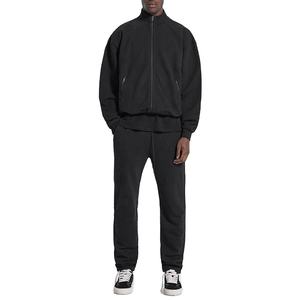 Vendedor de ropa para hombre, chaqueta informal de punto de algodón polar con cremallera bidireccional, sudaderas con capucha de rizo francés con cremallera deslizante Doble - Product Image 1