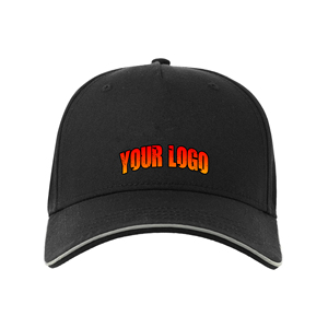 หมวกเบสบอลกีฬาสำหรับผู้ชายผ้าฝ้าย100% 6แผงปักโลโก้ตามสั่งสีทึบปีกแบนแบบลำลอง - Product Image 6