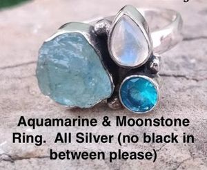 Anillos, colgantes y pendientes de piedras preciosas naturales de Plata de Ley 925 46 piezas - Product Image 2