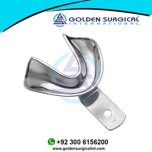 Bandeja de Impresión Dental Mediana, para Prótesis Completa, Inferior, Bandejas de Impresión Sólidas Autoclavables |   Instrumentos Profesionales - Product Image 6
