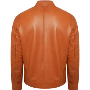 Men 2025 Spring Casual Motor Spliced 2025 Customized Leather <b>Jacket</b> Men Autumn Fashion <b>Biker</b> <b>Jacket</b> - Product Image 5