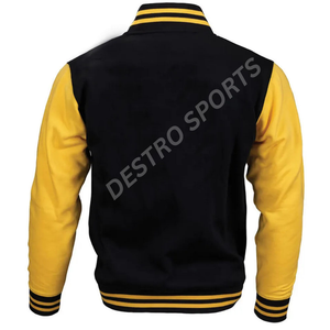 Veste de sport universitaire personnalisée avec revêtement spécial, grande taille, pour hommes, style Letterman, matériaux de haute qualité, broderie, couleur personnalisée - Product Image 4