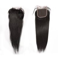 Extensions de cheveux humains vierges indiens Remy 100% naturels, texture lisse, double trame, avec closure en dentelle HD, ondulations profondes lâches, haute qualité
