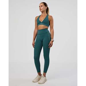 Leggings Capri de Yoga de Cintura Alta con Estampado Fusion y Bolsillos, Nailon-Spandex, Talla XL - Product Image 5