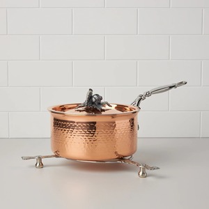 Sophisticated Multi-Use <b>Metal</b> <b>Trivet</b> with Secure Lid Luxury Woven Technics For Cooking Serving Weddings Home Decor Display - Product Image 4