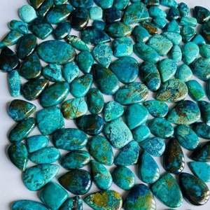 100% naturel Shattukelite Cabochon bleu Agate pierre précieuse AAA Grade taille personnalisée en vrac produit mélange formes pierres précieuses en vrac - Product Image 1