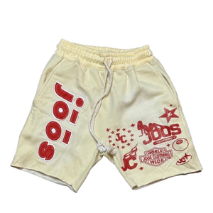 Écusson de broderie imprimé de string personnalisé du fabricant en gros Short délavé au soleil pour hommes 100% Short en coton pour hommes - Product Image 5