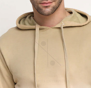 Vente en gros de pulls à capuche surdimensionnés en molleton de coton épais chauds pour l'hiver avec impression numérique de logo personnalisé teints en couleur unie - Product Image 5
