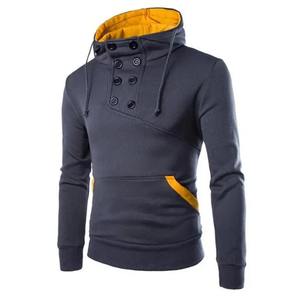Sudadera con capucha informal de Color sólido para hombre, sudadera de gran tamaño con cremallera, sudaderas con capucha y sudaderas con capucha emparejadas, sudaderas para hombre y mujer - Product Image 4