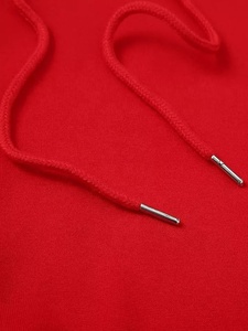 2024 hombres Casual sólido manga larga holgada ropa de calle sudaderas con capucha Top hombres sudaderas hombro caído bordado técnica suelta - Product Image 4