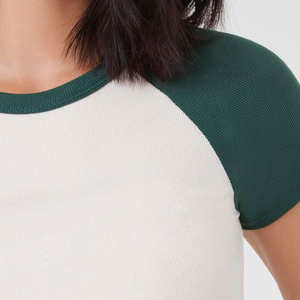 Camiseta Corta a Cuadros para Mujer, Ajustada, de Verano, de Alta Calidad, 100% Algodón, de Secado Rápido y Transpirable, Gran Venta - Product Image 5