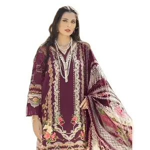 巴基斯坦印第安人Salwar Kameez缝制Shalwar Kameez现成的Anarkali礼服布开斋节系列销售连衣裙