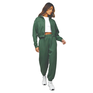 เสื้อผ้าแนวสตรีทผ้าฝ้ายมีฮู้ดทรงหลวมชุดวอร์มไซส์ใหญ่แบบคลาสสิกจากผู้ผลิตออกแบบได้ตามต้องการ - Product Image 1