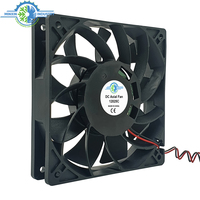 Ventilateur axial silencieux 120 mm 120*120*25 mm 12025 5V 12V 24V 48V DC sans balais pour carte graphique, machine et ordinateur