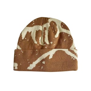 Bonnet ample chapeau doux Stretch bonnet en tricot unisexe mode Streetwear hiver chaud décontracté chapeaux personnalisé broderie Logo en gros - Product Image 5