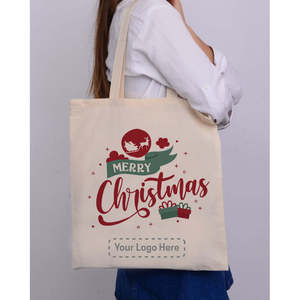 Bolsa de Tela de Algodón Navideña, Regalo de Navidad, Bolsas Festivas de Navidad - Product Image 4