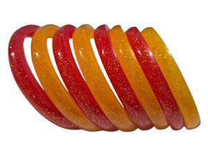 Bracelet en résine de bois multicolore pour femmes et filles Bijoux de bracelet élégants pour un usage quotidien - Product Image 4