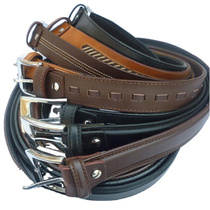 Professional Manufacture Custom Durable Top Grain Cow Hide Leather Belts for Men Belt Good <b>Pin</b> Buckle Belt Custom logo Oem - Product Image 2