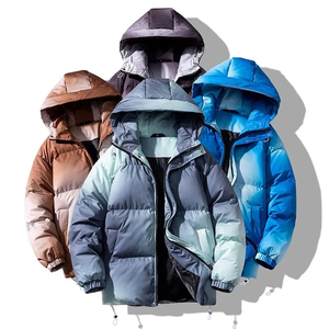 Chaqueta de Invierno para Hombre, de Alta Calidad, Moderna, Acolchada, Reversible, Impermeable, con Cuello Alto, Personalizable con Logotipo, Servicio OEM - Product Image 6