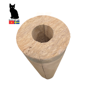 Máquinas CNC que cortan el tablero de RockWool tubo de sección de tubo fabricado Material de aislamiento térmico de alta densidad lana de piedra Mineral - Product Image 3