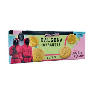 Vente chaude Yummer's Dalgona Biscuits Squid Game 140g Coréen Bonbons Snack Meilleure Qualité Prix Usine En Gros Approvisionnement En Vrac - Product Image 1