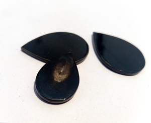 Púas de guitarra de cuerno de búfalo de ágata de alta calidad Noshahi Horn Enliven Pulido Técnica Estilo Amor Exportación-Grado DE LA India - Product Image 2