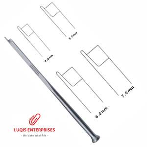 Ciseau à os Fomon à pointe protégée, instrument chirurgical ORL, acier inoxydable de qualité médicale, outil de précision pour la coupe des os - Product Image 4