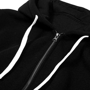 Sweat-shirt de qualité supérieure unisexe avec logo personnalisé 100% coton Fitness Hoodie Set for Men Women Summer Running Size Wholesale - Product Image 4